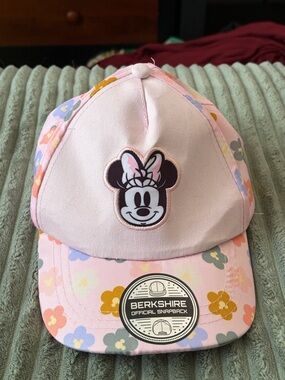 Berkshire Pink Floral Minnie Mouse Snapback Hat